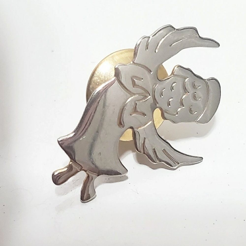 Silver Praying Angel Charm Vintage Angel Wings hand. 🌴